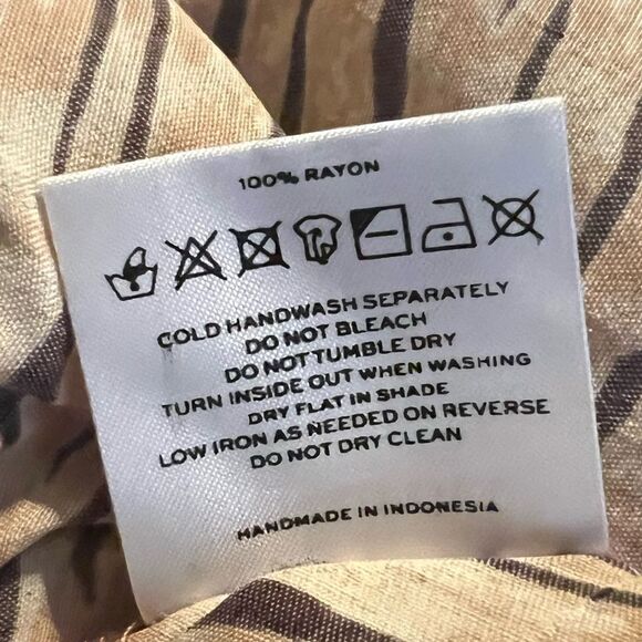 Faithfull The Brand Zebra Print Long Sleeve Dress - Picture 6 of 6